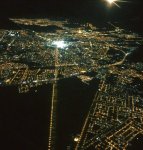 Madinah from an airplane